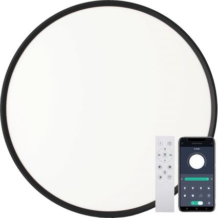 Fulgur s-43040 - NOMY-RC LED-himmennettävä kattovalaisin LED/40W/230V 3000/4000/6500K Ø 50 cm IP40 musta + kaukosäädin