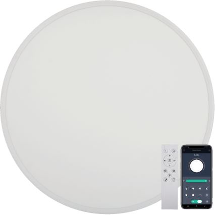 Fulgur s-43041 - Himennettävä LED-kattovalaisin NOMY-RC LED/50W/230V 3000/4000/6500K halkaisija 60 cm IP40 valkoinen + kaukosäädin