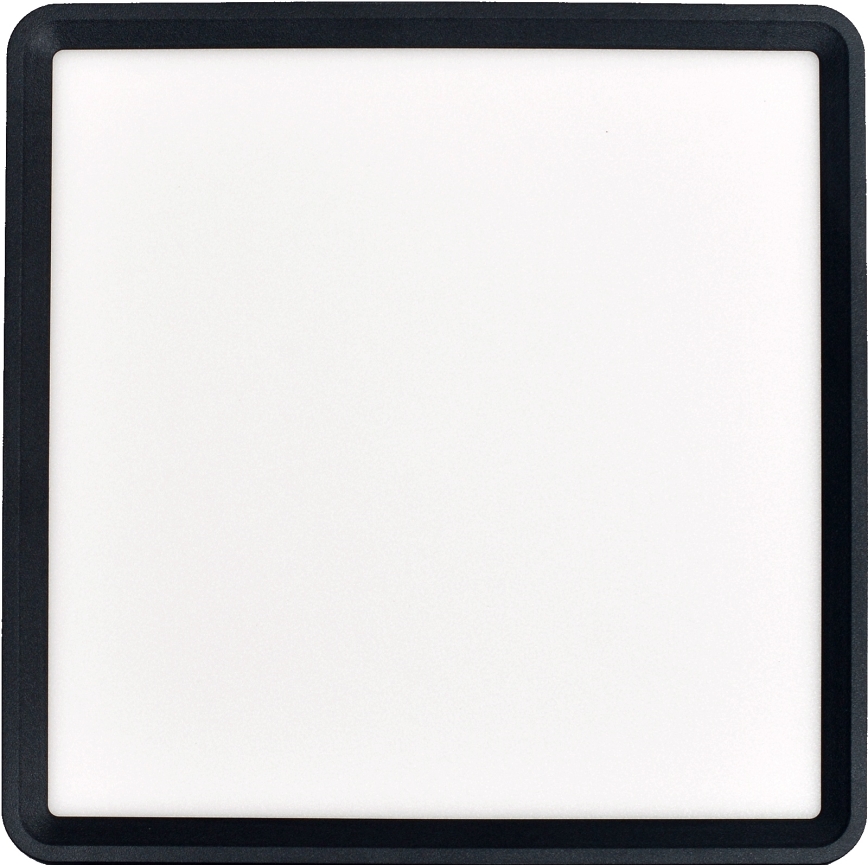 Fulgur s-43101 - LED-kattovalaisin NOMY LED/24W/230V 3000/4000/6500K IP40 30x30 cm musta