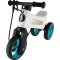 Funny Wheels - 2-in-1 potkupyörä RIDER SUPER SPORT valkoinen/musta/sininen