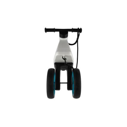Funny Wheels - 2-in-1 potkupyörä RIDER SUPER SPORT valkoinen/musta/sininen