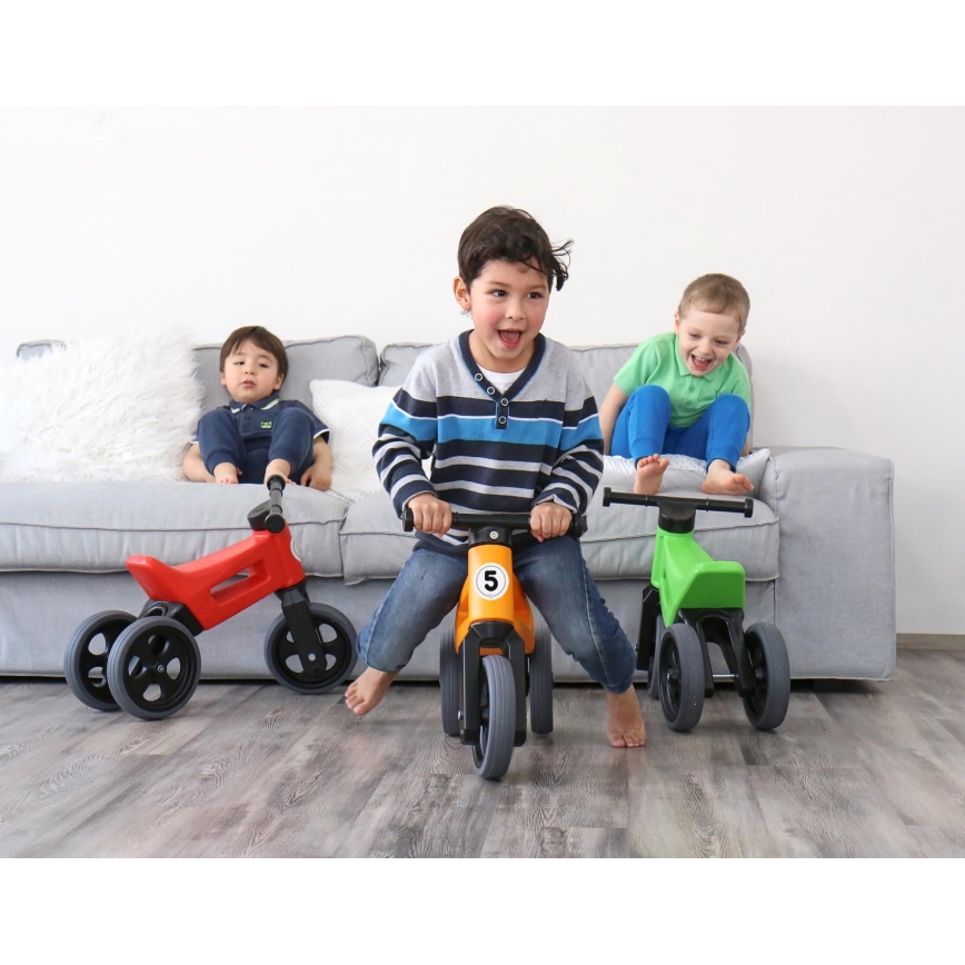 Funny Wheels - 2-in-1 RIDER SPORT tasapainopyörä, vihreä/musta