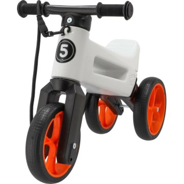 Funny Wheels - Potkupyörä 2-in-1 RIDER SUPER SPORT valkoinen/musta/oranssi