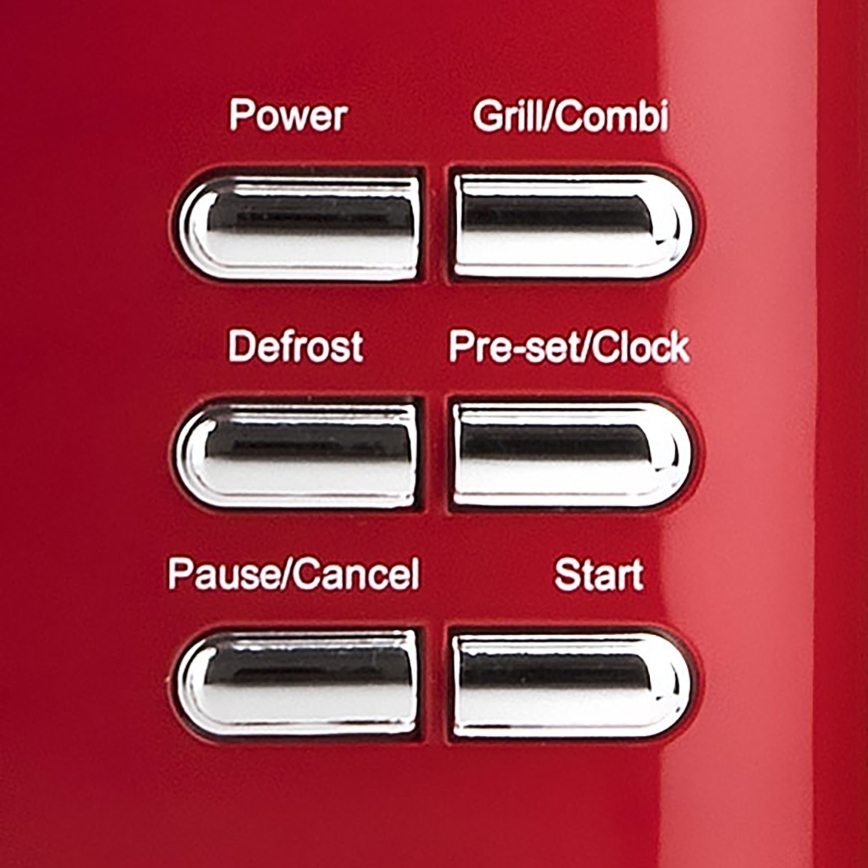 G3Ferrari G1015502 - Mikroaaltouuni grillitoiminnolla 1150 W/230 V, 20 l, punainen