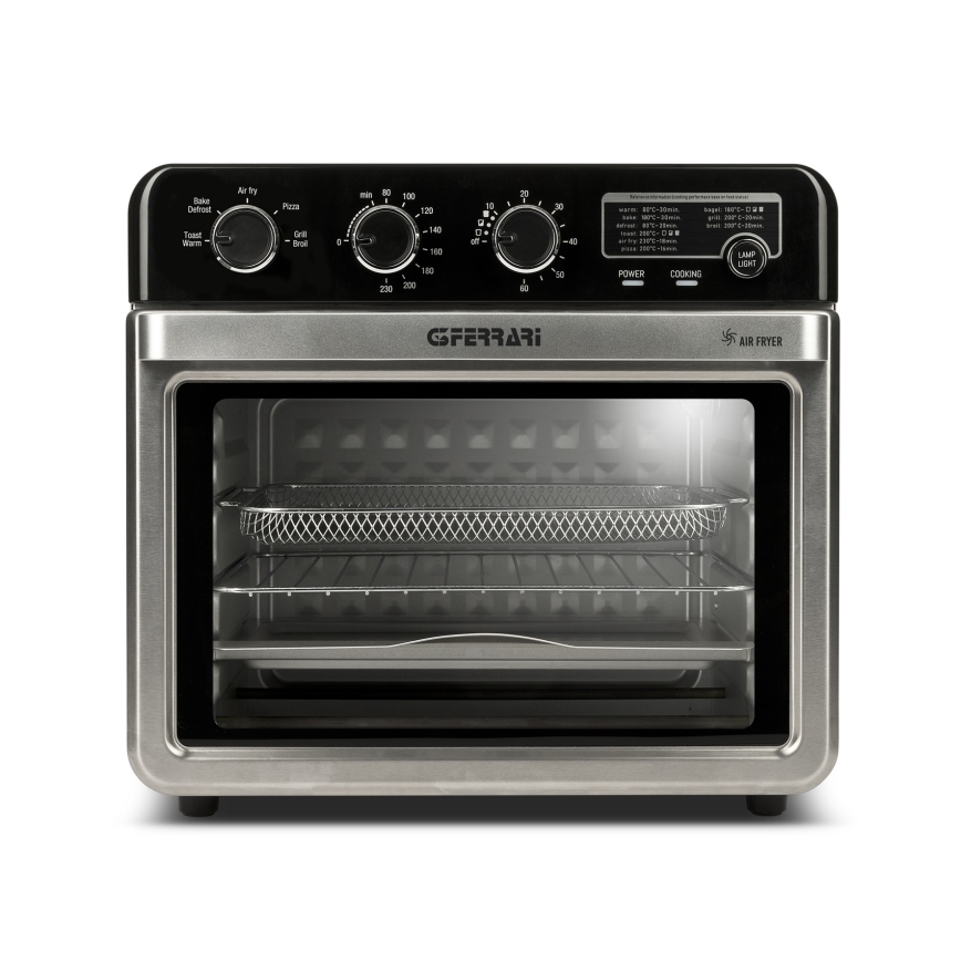 G3Ferrari G1022100 - Kiertoilmauuni airfryer-toiminnolla 2000W/230V 32 l ruostumaton teräs
