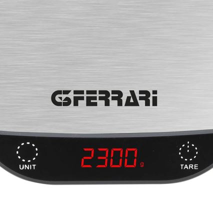 G3Ferrari G2009600 - Keittiövaaka PATTY 2xAAA ruostumaton teräs