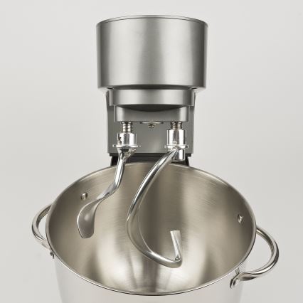G3Ferrari G2016400 - Pöytäyleiskone PASTAIO 8 l 1800 W/230 V, mattakromi, kaksoistaikinakoukku