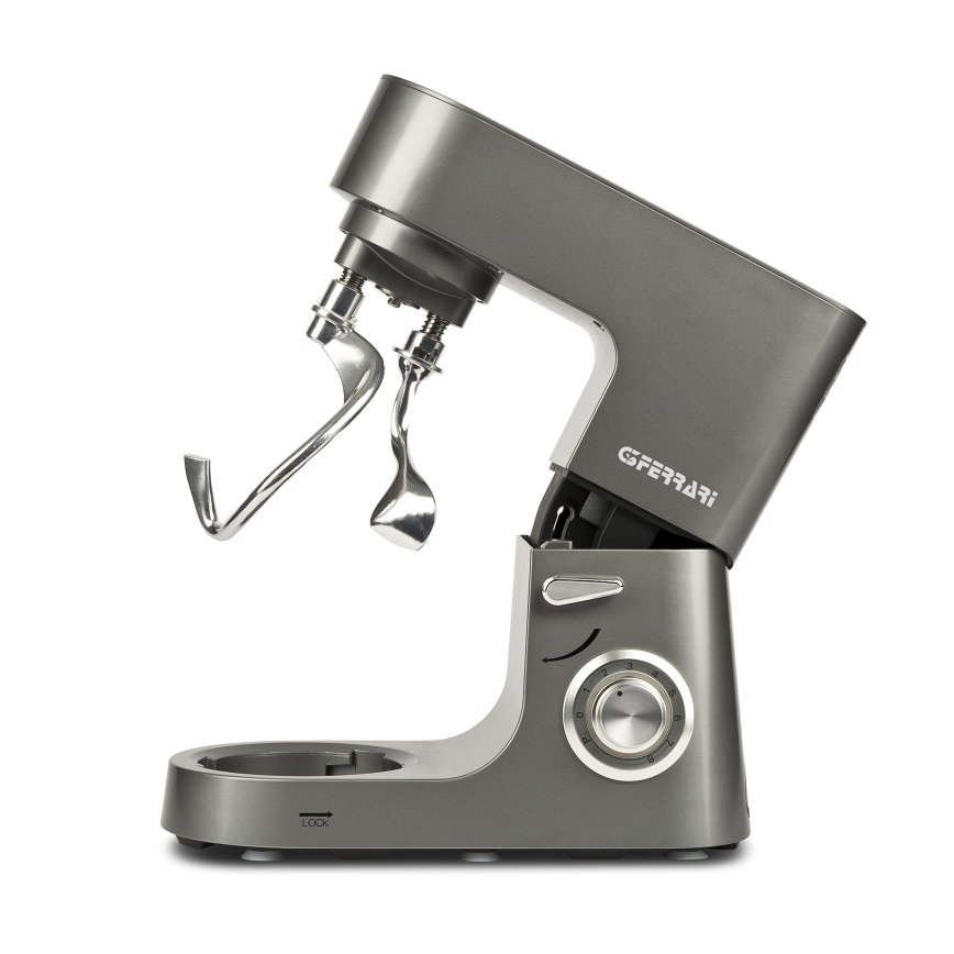 G3Ferrari G2016400 - Pöytävatkain PASTAIO, kahdella taikinakoukulla, 8 l, 1800 W/230 V, kromattu