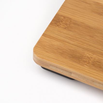 G3Ferrari G30042 - Digitaalinen henkilövaaka, bambuinen, 2xAAA