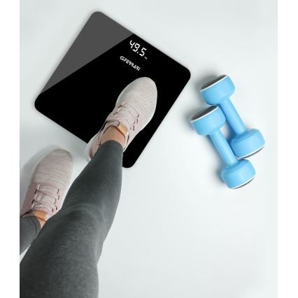 G3Ferrari G3005800 - Digitaalinen henkilövaaka, 3 x AAA, musta