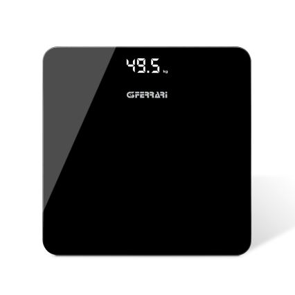 G3Ferrari G3005800 - Digitaalinen henkilövaaka, 3 x AAA, musta