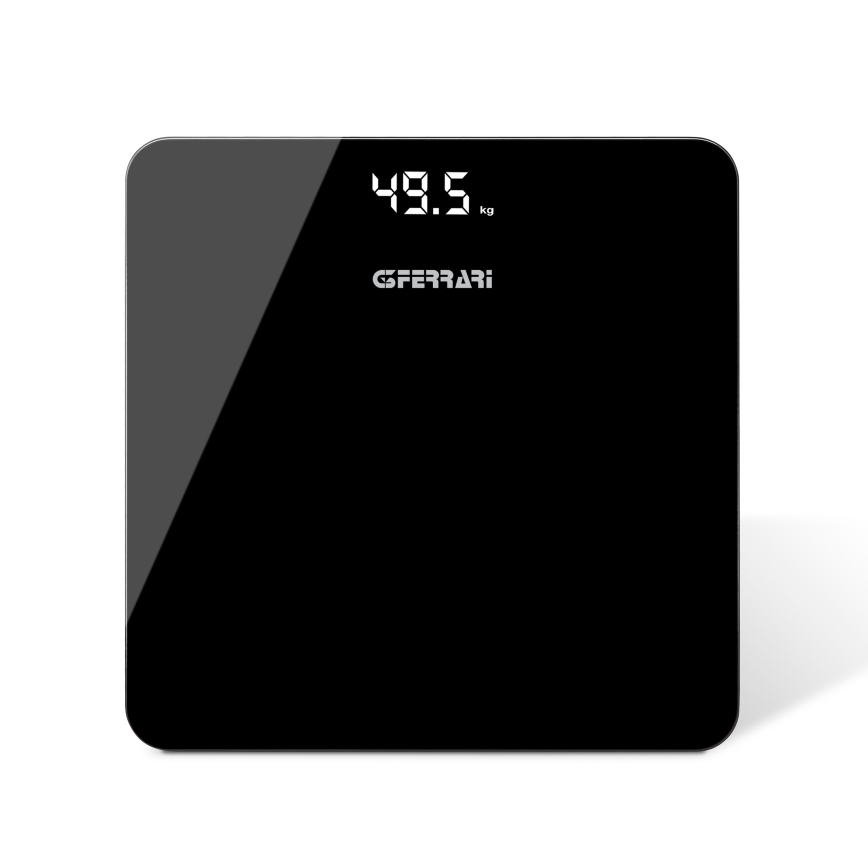 G3Ferrari G3005800 - Digitaalinen henkilövaaka, 3 x AAA, musta