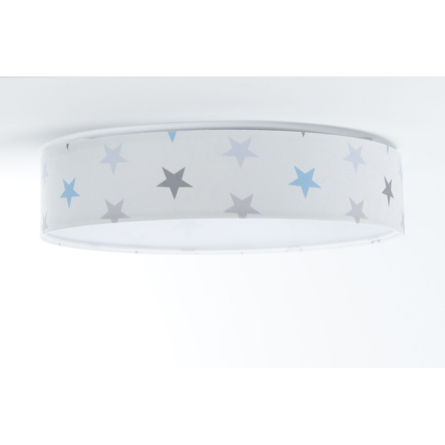 LED himmennettävä lasten kattovalaisin SMART GALAXY KIDS LED/24W/230V 3000-6500K tähtikuviot valkoinen/harmaa/sininen + kaukosäädin