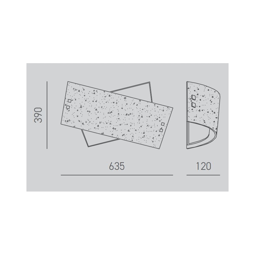 Gea Luce CAMILLA P M arg - Kattovalo CAMILLA 2xE27/70W/230V 63,5 cm hopea