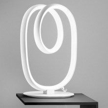 Gea Luce DIVA L BIANCO SATINATO - Himmennettävä LED-pöytävalaisin DIVA LED/17W/230V valkoinen