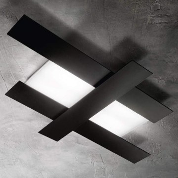 Gea Luce DOHA P G N - LED-kattovalaisin DOHA LED/50W/230V musta