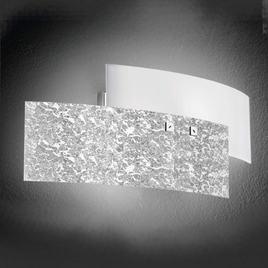 Gea Luce LARA A P arg - Seinävalaisin LARA 2xE14/42W/230V hopea