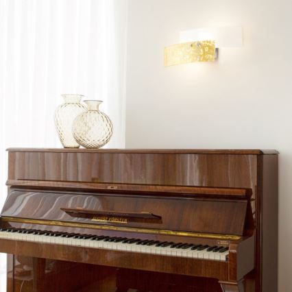 Gea Luce LARA A P oro - Seinävalaisin LARA 2xE14/42W/230V kulta