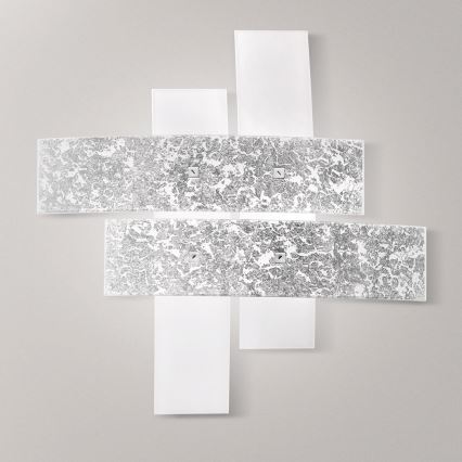 Gea Luce LARA P P arg - Kattovalo LARA 2xE27/52W/230V 50 cm hopea