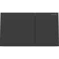 Geberit 115.622.14.1 - Sigma70-huuhtelupainike 25 x 14,6 cm mattamusta