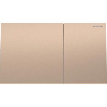 Geberit 115.622.QB.1 - Huuhtelupainike Sigma70 25x14,6 cm harjattu punakulta