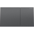 Geberit 115.622.QD.1 - Sigma70 huuhtelupainike 25 x 14,6 cm musta kromi