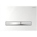 Geberit 115.788.21.2 - Sigma50-huuhtelupainike 24,6 x 16,4 cm, kiiltävä kromi/mattakromi