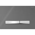 Geberit 115.788.JK.2 - Huuhtelupainike Sigma50 24,6x16,4 cm antrasiitti/mattakromi