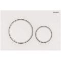 Geberit 115.882.11.1 - Huuhtelupainike Sigma20 24,6x16,4 cm valkoinen