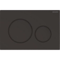 Geberit 115.882.16.1 - Huuhtelupainike Sigma20 24,6x16,4 cm mattamusta