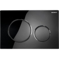 Geberit 115.882.DW.1 - Huuhtelupainike Sigma20 24,6x16,4 cm musta
