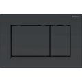 Geberit 115.883.16.1 - Sigma30 huuhtelupainike 24,6 x 16,4 cm mattamusta