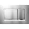 Geberit 115.883.JQ.1 - Sigma30 huuhtelupainike 24,6x16,4 cm mattakromi/kiiltävä kromi
