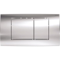 Geberit 115.899.KH.1 - Huuhtelupainike Twinline30 34x18,5 cm kiiltävä kromi/mattakromi
