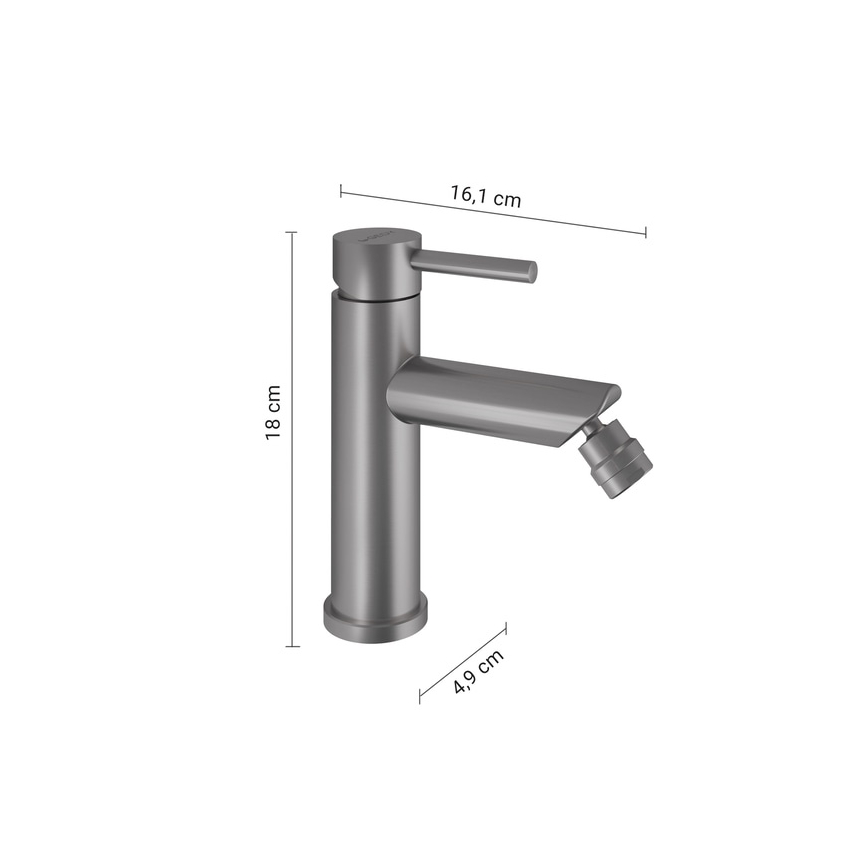 Gedy - Bidehana COMO 18 cm mattakromi