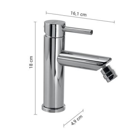 Gedy - Bidet-sekoitin COMO 18 cm, kiiltävä kromi