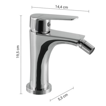 Gedy - Bidet-sekoitin COMO 19,5 cm kiiltävä kromi