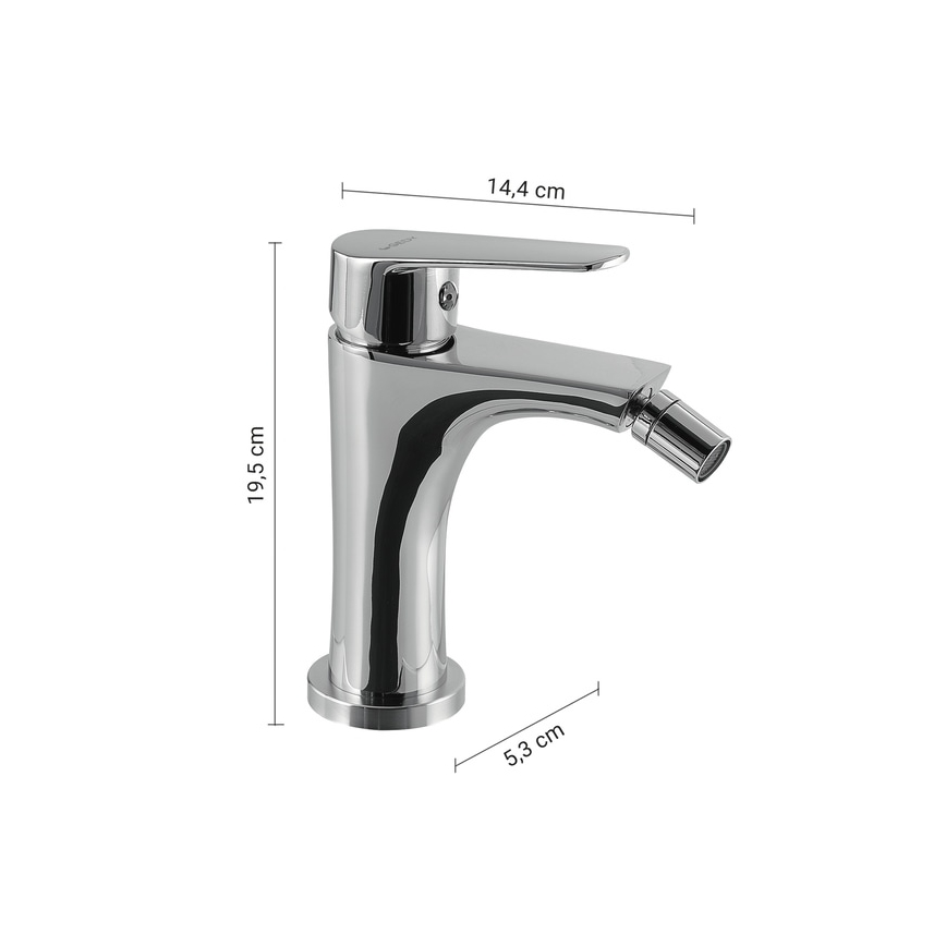 Gedy - Bidet-sekoitin COMO 19,5 cm kiiltävä kromi