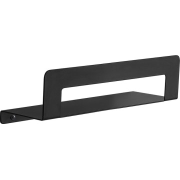 Gedy - CLEO 30 cm hylly pyyhekoukulla, mattamusta