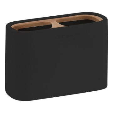 Gedy - Hammasharjan pidike NINFEA musta/bambu