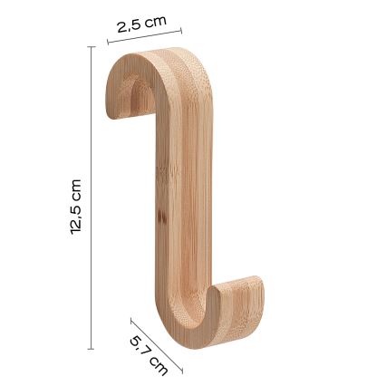 Gedy - Jäähdyttimen koukku bambu