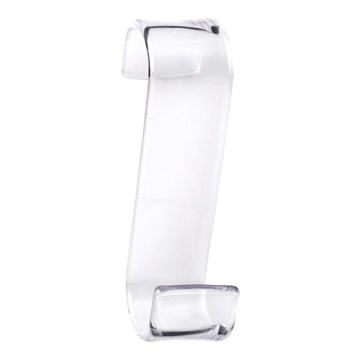 Gedy - Jäähdyttimen koukku läpinäkyvä/kestomuovi