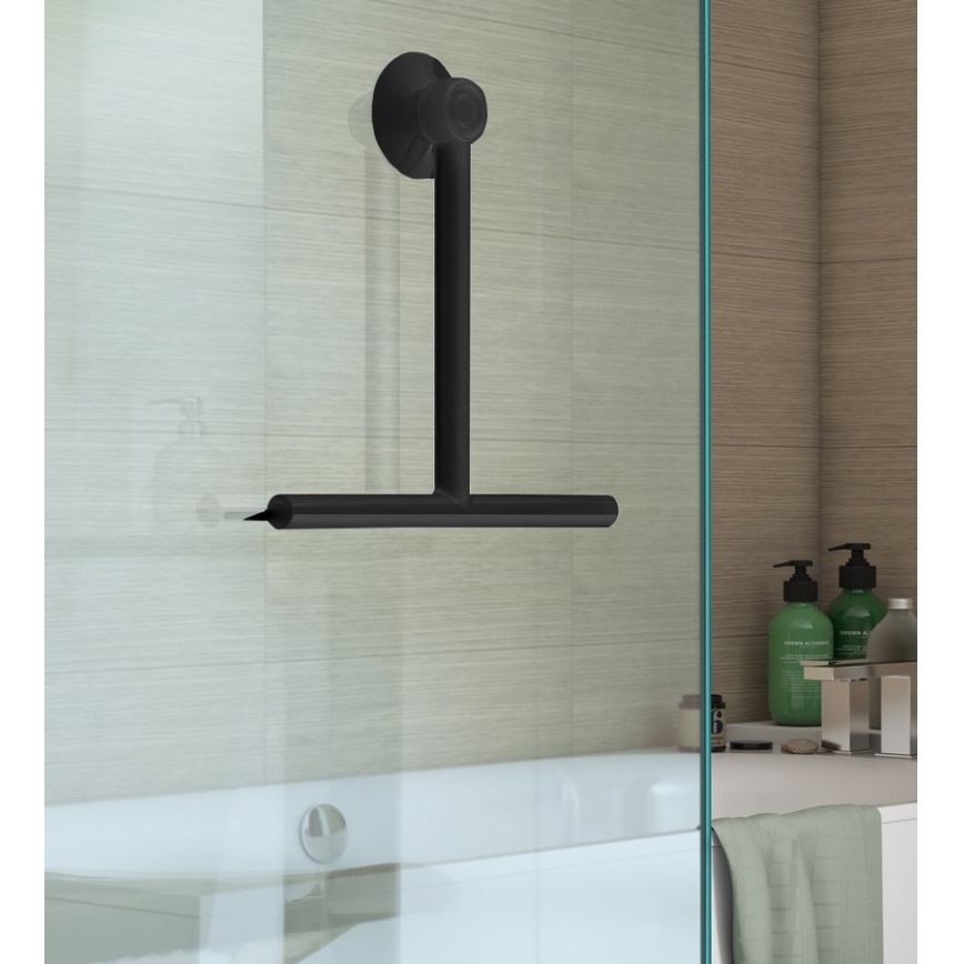 Gedy - Lasin kaavin GUMMY matta musta