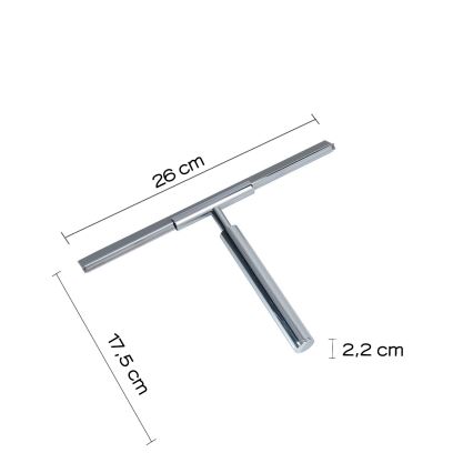 Gedy - Lasin kaavin THOR kiiltävä kromi