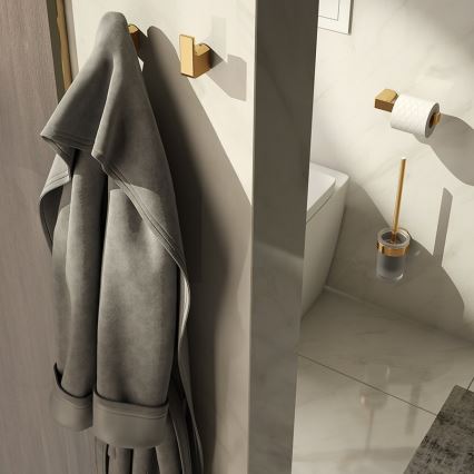 Gedy - PIRENEI-kultainen wc-paperiteline