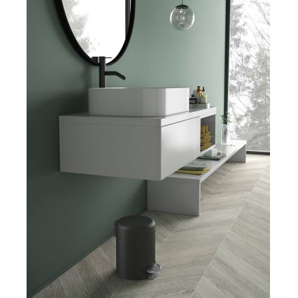 Gedy POTTY 5 l - mattamusta jäteastia, pehmeästi sulkeutuva kansi