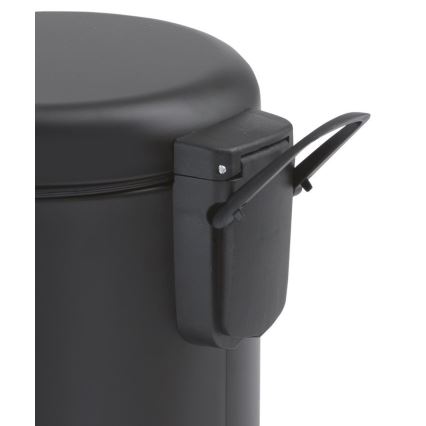 Gedy - Roskakori POTTY 3 l, pehmeä sulkeutuminen, mattamusta