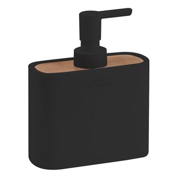 Gedy - Saippuan annostelija NINFEA musta/bambu