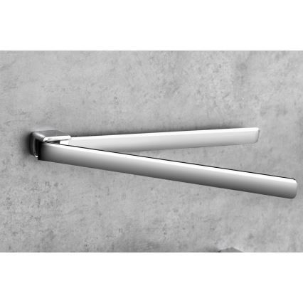 Gedy - seinä pyörivä pyyhe pidin PIRENEI 36 cm kiiltävä kromi