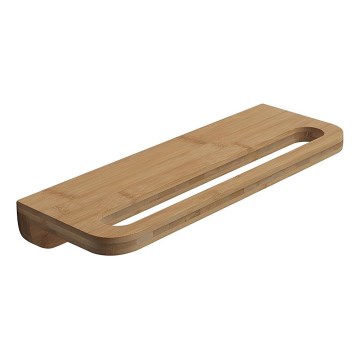 Gedy - Seinähylly pyyheripustimella HIMALAYA 14,5x40 cm bambu